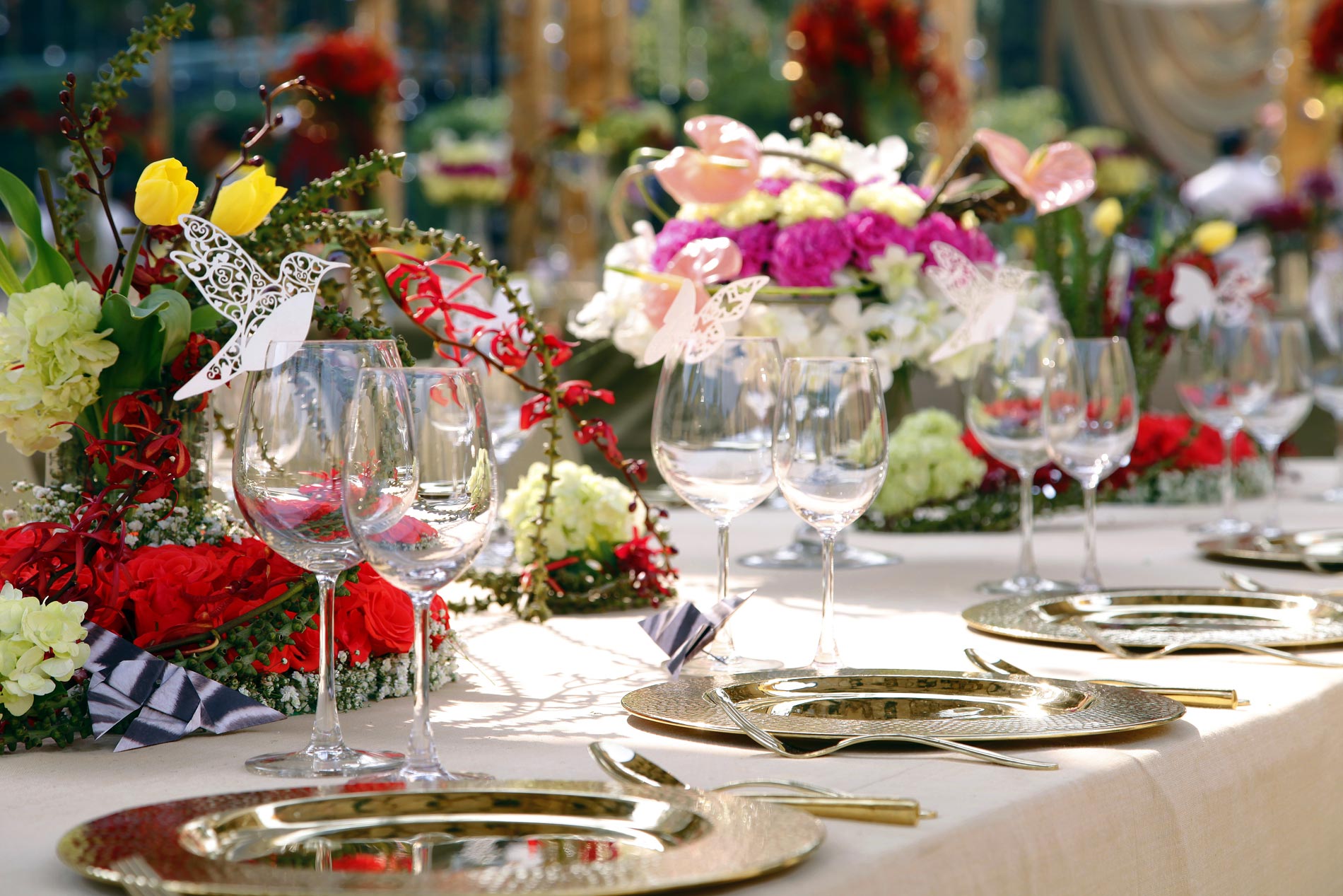 wedding reception decorations